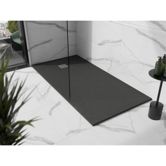 Mexen STONE+ sprchová vanička, obdĺžniková 100x200x3 cm, antracit 44711020