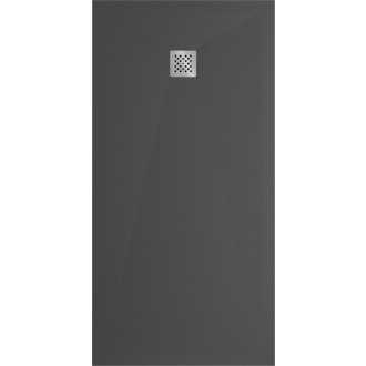 Mexen STONE+ sprchová vanička, obdĺžniková 100x200x3 cm, antracit 44711020