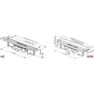 Ravak OZ RAVAK Chrome 1050 - nerez X01429