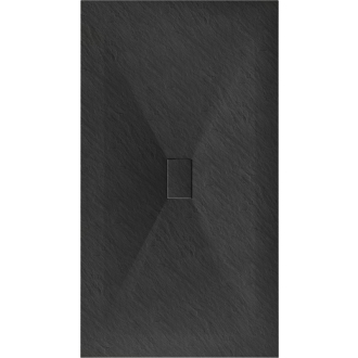 Mexen HUGO Sprchová vanička SMC, obdĺžniková, 100x200x2, 6 cm, čierna 42701020