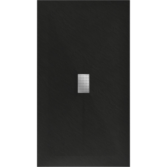 Mexen HUGO Sprchová vanička SMC, obdĺžniková, 100x200x2, 6 cm, čierna 42701020