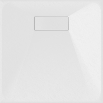 Mexen HUGO sprchová vanička SMC, štvorcová 80x80x2, 6 cm, biela 42108080