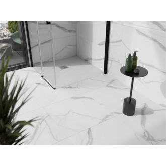 Mexen STONE+ sprchová vanička, štvorcová 80x80x2, 5 cm, biela 44108080