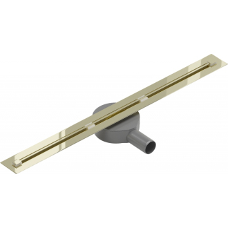 Mexen FLAT 360 SUPER SLIM 60 cm - Lineárny odtokový žľab, zlatá 1551060