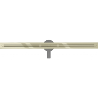 Mexen FLAT 360 SUPER SLIM 90 cm - Lineárny odtokový žľab, zlatá 1551090