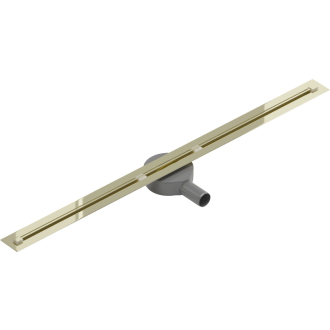Mexen FLAT 360 SUPER SLIM 100 cm - Lineárny odtokový žľab, zlatá 1551100