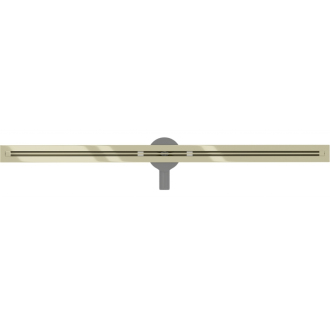 Mexen FLAT 360 SUPER SLIM 130 cm - Lineárny odtokový žľab, zlatá 1551130