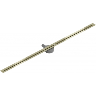 Mexen FLAT 360 SUPER SLIM 160 cm - Lineárny odtokový žľab, zlatá 1551160