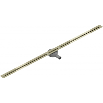 Mexen FLAT 360 SUPER SLIM 160 cm - Lineárny odtokový žľab, zlatá 1551160