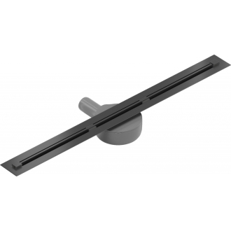 Mexen FLAT 360 SUPER SLIM 70 cm - Lineárny odtkový žľab, čierna 1751070