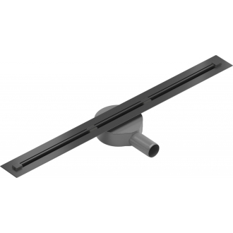 Mexen FLAT 360 SUPER SLIM 70 cm - Lineárny odtkový žľab, čierna 1751070