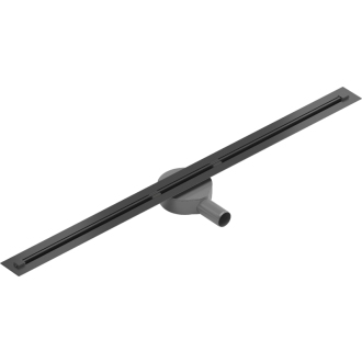 Mexen FLAT 360 SUPER SLIM 100 cm - Lineárny odtkový žľab, čierna 1751100