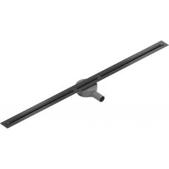 Mexen FLAT 360 SUPER SLIM 140 cm - Lineárny odtkový žľab, čierna 1751140