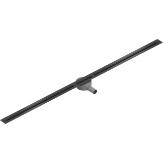 Mexen FLAT 360 SUPER SLIM 180 cm - Lineárny odtkový žľab, čierna 1751180