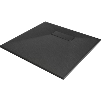 Mexen HUGO Sprchová vanička SMC, štvorcová 90x90x2, 6 cm, čierna 42709090