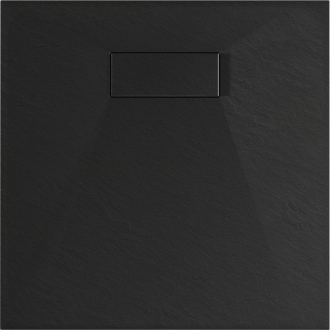 Mexen HUGO Sprchová vanička SMC, štvorcová 90x90x2, 6 cm, čierna 42709090
