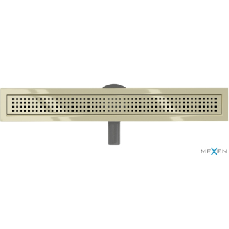 Mexen Flat 360 ° M08 otočný lineárny odtok 60 cm, zlatý - 1525060-40