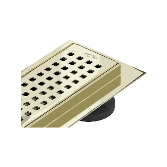 Mexen Flat 360 ° M08 otočný lineárny odtok 90 cm, zlatý - 1525090-40