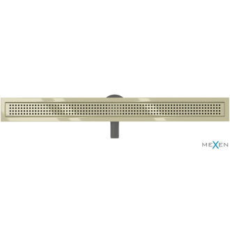 Mexen Flat 360 ° M08 otočný lineárny odtok 90 cm, zlatý - 1525090-40