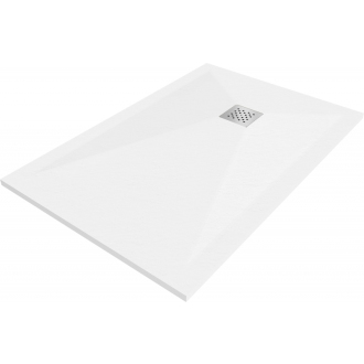 Mexen STONE+ sprchová vanička, obdĺžniková 80x90x2, 5 cm, biela 44108090