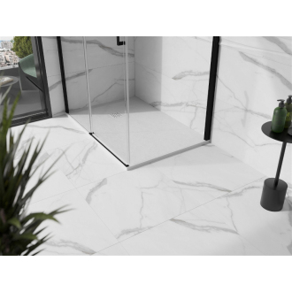 Mexen STONE+ sprchová vanička, obdĺžniková 80x90x2, 5 cm, biela 44108090