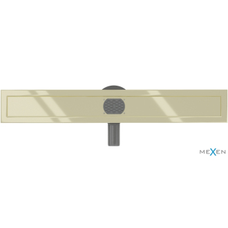Mexen Flat 360 otočné telo pre lineárny odtok 60 cm, zlatá - 1540060