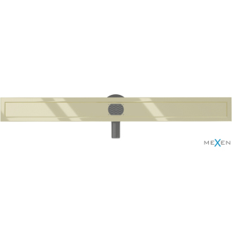 Mexen Flat 360 otočné telo pre lineárny odtok 80 cm, zlatá - 1540080