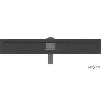 Mexen Flat 360 otočné telo pre lineárny odtok 70 cm, čierna - 1740070