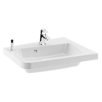 Ravak umývadlo 10° 550 R white s otvormi XJIP1155000