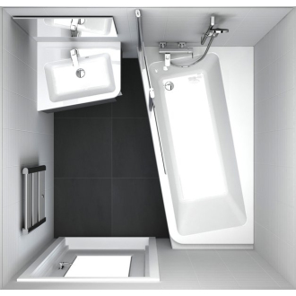 Ravak umývadlo 10° 650 L white s otvormi XJIL1165000