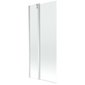 Mexen Flip vaňová zástena jednokrídlová 80 x 150 cm, transparentná, chróm - 894-080-101-01-00