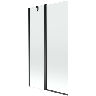Mexen Flip vaňová zástena jednokrídlová 100 x 150 cm, transparentná, čierna - 894-100-101-70-00