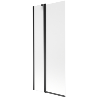 Mexen Flip vaňová zástena jednokrídlová 80 x 150 cm mrazivá, čierna - 894-080-101-70-30