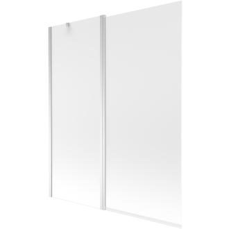 Mexen Flip vaňová zástena jednokrídlové 140 x 150 cm, mráz, chróm - 894-140-101-01-30