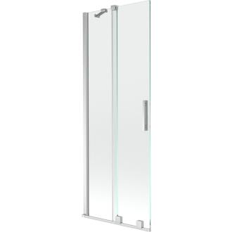 Mexen Velar 2-krídla vaňová zástena posuvná 75 x 150 cm, transparentná, chróm - 896-075-000-01-01