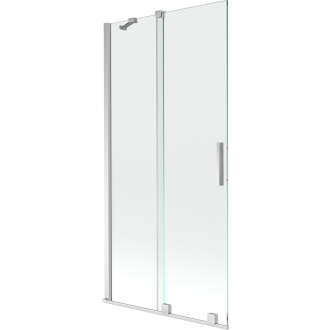 Mexen Velar 2-krídla vaňová zástena posuvná 95 x 150 cm, transparentná, chróm - 896-095-000-01-01