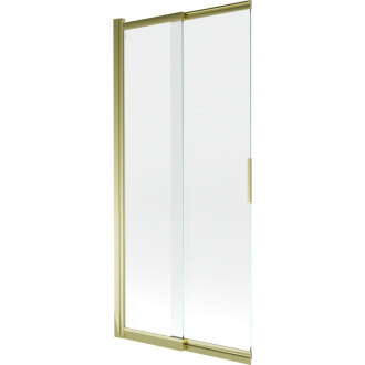 Mexen Fox 2-krídla vaňová zástena posuvná 85 x 150 cm, transparentná, zlatá - 891-085-002-50-00