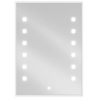 Mexen Ner osvetlené kúpeľňové zrkadlo 50 x 70 cm, LED 6000K, proti zaparovaniu - 9809-050-070-611-00