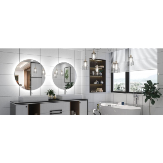 REA Zrkadlo LED 50cm HOM-02820