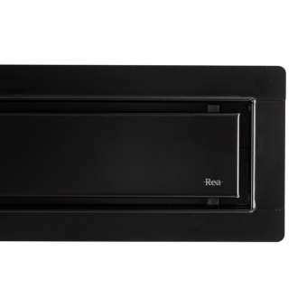 REA Odtokový žľab Superflow Neox 80 čierna REA-G7807