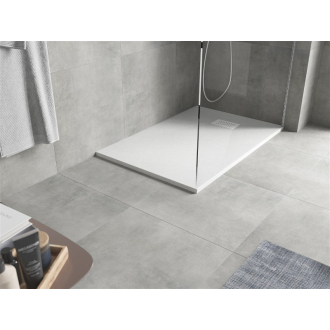 Mexen Hugo obdĺžniková sprchová vanička SMC 130 x 80 cm, biela, biely kryt - 42108013-W