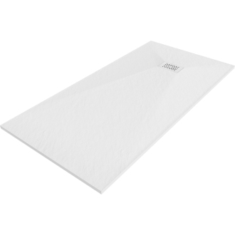 Mexen Hugo obdĺžniková sprchová vanička SMC 180 x 80 cm, biela, biely kryt - 42108018-W