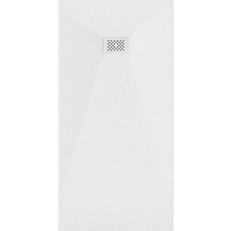 Mexen Hugo obdĺžniková sprchová vanička SMC 180 x 80 cm, biela, biely kryt - 42108018-W