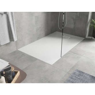 Mexen Hugo obdĺžniková sprchová vanička SMC 140 x 90 cm, biela, biely kryt - 42109014-W