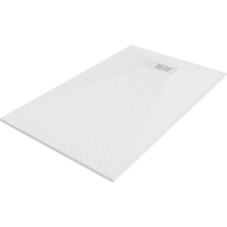 Mexen Hugo obdĺžniková sprchová vanička SMC 150 x 90 cm, biela, biely kryt - 42109015-W