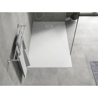 Mexen Hugo obdĺžniková sprchová vanička SMC 150 x 90 cm, biela, biely kryt - 42109015-W