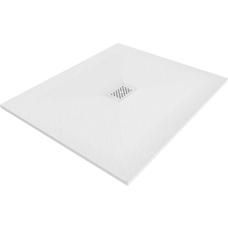Mexen Hugo obdĺžniková sprchová vanička SMC 120 x 100 cm, biela, biely kryt - 42101012-W