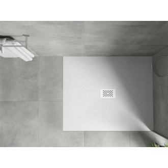 Mexen Hugo obdĺžniková sprchová vanička SMC 140 x 100 cm, biela, biely kryt - 42101014-W