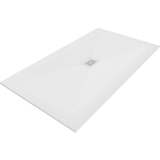 Mexen Hugo obdĺžniková sprchová vanička SMC 200 x 100 cm, biela, biely kryt - 42101020-W