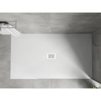 Mexen Hugo obdĺžniková sprchová vanička SMC 200 x 100 cm, biela, biely kryt - 42101020-W